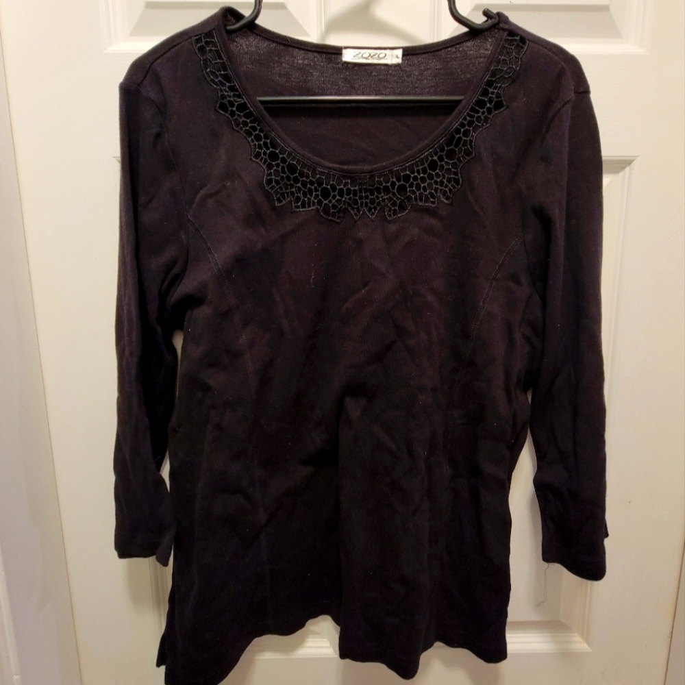 💝3/20$ XL zozo black tshirt